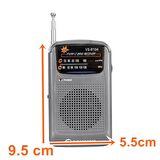 Gaman VS-R104 Pilli Portatif Mini Radyo Cep Radyo Kullanımı kolay Radyo Analog FM-AM Kulaklık Hediyeli !