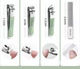 gaman 18'li Profesyonel Manikür&Pedikür Yüz Bakım seti & Manicure Set  & Su Yeşili Renk