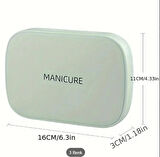 gaman 18'li Profesyonel Manikür&Pedikür Yüz Bakım seti & Manicure Set  & Su Yeşili Renk