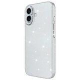 Gpack Apple iPhone 16 Kılıf Magsafeli Simli Redos Kapak
