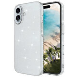 Gpack Apple iPhone 16 Kılıf Magsafeli Simli Redos Kapak