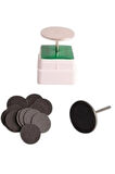 25 Mm Pododisk Başlığı Ve 50 Adet Disk Zımpara 80 Grit Seçenekleriyle Manikür & Pedikür
