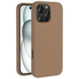Gpack Apple iPhone 16 Pro Max Kılıf Magsafeli Silinebilir Sert Silikon Kivi Kapak