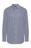 Slim Fit Pötikare Lacivert Gömlek | S