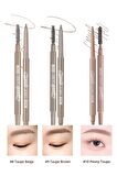 Ultra İnce Uçlu, Doğal Görünüm Veren Kaş Kalemi Peripera Speedy Skinny Brow (2 Dark Brown)