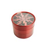 Kırmızı 63 mm. Tütün Baharat Herbal Öğütücüsü Parçalayıcı pt55krx