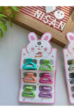 12 Adet Soft Renkli Mandal Toka