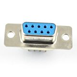 9 pin dişi konnektör+ kapak