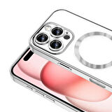 Gpack Apple iPhone 16 Pro Kılıf Demre Renkli Silikon Magsafe Wireless Şarj Özellikli