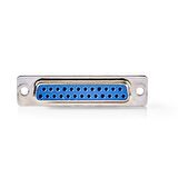 25 Pin Dişi D-Sub Konnektör+kapak