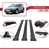 Volvo XC70 (P2) 2000-2007 Arası ile Uyumlu FLY Model Ara Atkı Tavan Barı Siyah 3 Adet