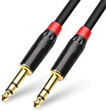 6.3 mm Trs Stereo Erkek-Erkek Kablo 1 metre