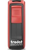 Trodat Cep Kaşe P4 38x14 MM Kırmızı,Mavi Keçe 9511