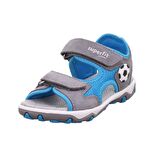 Superfit Mike Çocuk Gri Mavi Sandalet