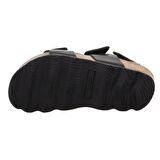Superfit Jellies Kız Çocuk Siyah Mantar Soft Tabanlı Sandalet