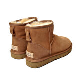 KAHVERENGİ Kadın Bot 1016222 UGG W CLASSIC MINI II CHESTNUT (TABA)