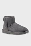 GRİ Kadın Bot 1016222 UGG W CLASSIC MINI GREY (GRI)
