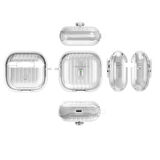 Gpack Apple Airpods 4 Uyumlu Kılıf Kenarları Renkli Şeffaf Silikon Airbag 40