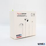 Winex JHL201 Pro3 Lightning Kablolu Kulaklık Beyaz