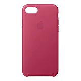 Apple iPhone 8/7 Deri Kılıf Fuşya Pembesi - MQHG2ZM/A