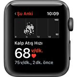 Apple Watch Series 3 GPS 42 mm Uzay Grisi Alüminyum Kasa ve Siyah Spor Kordon MTF32TU/A