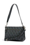 Guess Kadın Antrasit Brenton Eco Omuz Çantası