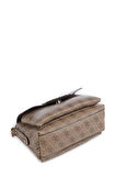 Guess Kadın Bej Eco Brenton Omuz Çantası