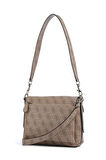 Guess Kadın Bej Eco Brenton Omuz Çantası