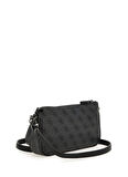 Guess Antrasit Kadın 5x24x13 Fermuarlı Çapraz Çanta HWBG7879710-CLO