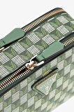 Guess Kadın Yeşil G Wave Geometrik Desenli Mini Çapraz Çanta