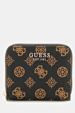 Guess Kadın Kahverengi Laurel 4G Logolu Cüzdan