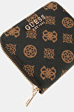 Guess Kadın Kahverengi Laurel 4G Logolu Cüzdan
