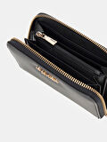 Guess Kadın Siyah Laurel Orta Boy Fermuarlı Cüzdan