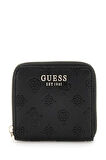 Guess Kadın Siyah Gerty 4G Logolu Mini Cüzdan