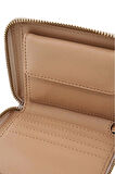 Guess Kadın Krem Laurel Saffiano Mini Cüzdan