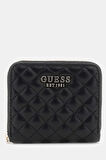 Guess Kadın Siyah Eco Rianee Kapitoneli Cüzdan
