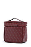 Guess Kadın Bordo Jesco Makyaj Çantası