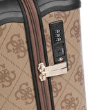 Guess Kadın Kahverengi Berta 18 İnç 8 Teker Bavul