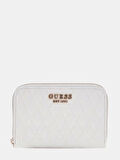 Guess Kadın Beyaz Betula Orta Boy Fermuarlı Cüzdan