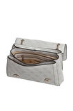 Guess Kadın Mavi Noelle Dönüştürülebilir Flap Crossbody Çant