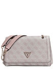 Guess Kadın Pembe Noelle Dönüştürülebilir Flap Crossbody Çan
