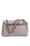 Guess Kadın Pembe Noelle Dönüştürülebilir Flap Crossbody Çan