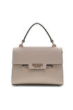Guess Kadın  Kahverengi Taba Eco Aldith Mini El Saplı Flap Ç