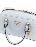 Guess Kadın Pembe-Beyaz Cresidia Küçük Satchel Çanta