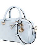 Guess Kadın Pembe-Beyaz Cresidia Küçük Satchel Çanta