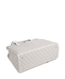 Guess Kadın Krem Jesco Shopper Tote Çanta