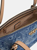 Guess Kadın Mavi Cerelia Mini Omuz Askılı Satchel Çanta