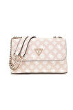 Guess Kadın Bej Eco Erica Dönüştürülebilir Flap Crossb