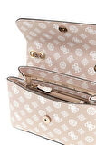 Guess Kadın Bej Eco Erica Dönüştürülebilir Flap Crossb