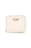 Guess Kadın Krem Giully Küçük Fermuarlı Cüzdan